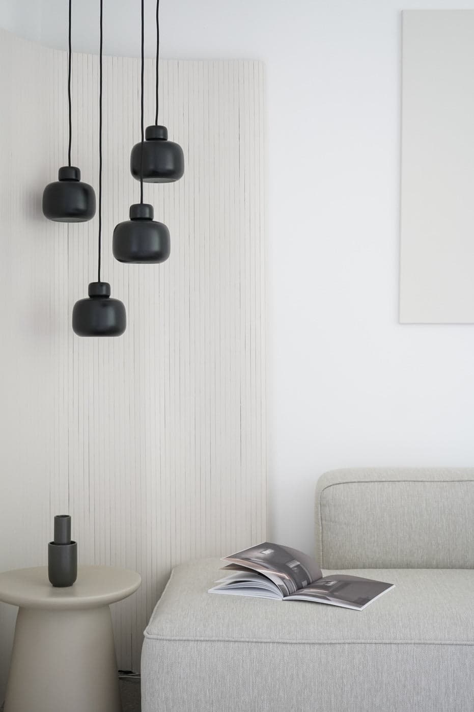WOUD Stone pendant (Small) - Black — фото 3