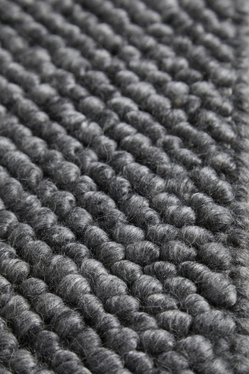 WOUD Tact rug (90 X 140) - Anthracite grey — фото 3