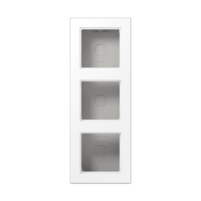 Jung Рамка для накладного монтажа, 3 пост, цвет Матовый белый, A CUBE, A5583BFAWWM A5583BFAWWM
