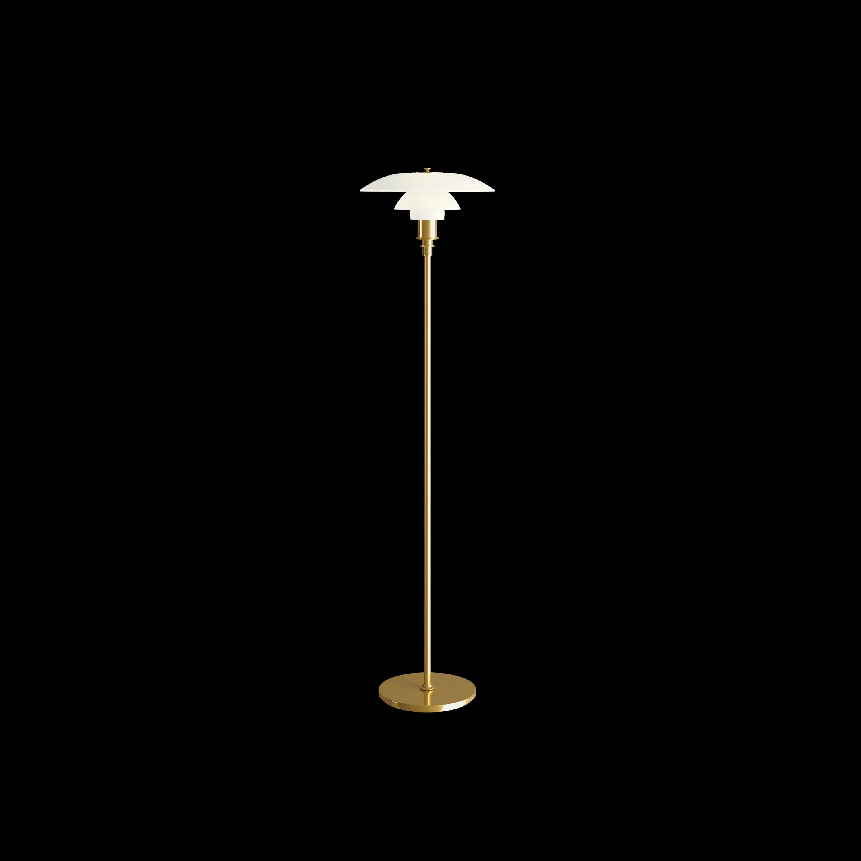 Louis Poulsen PH 3½-2½ Floor Lamp Black metallised
