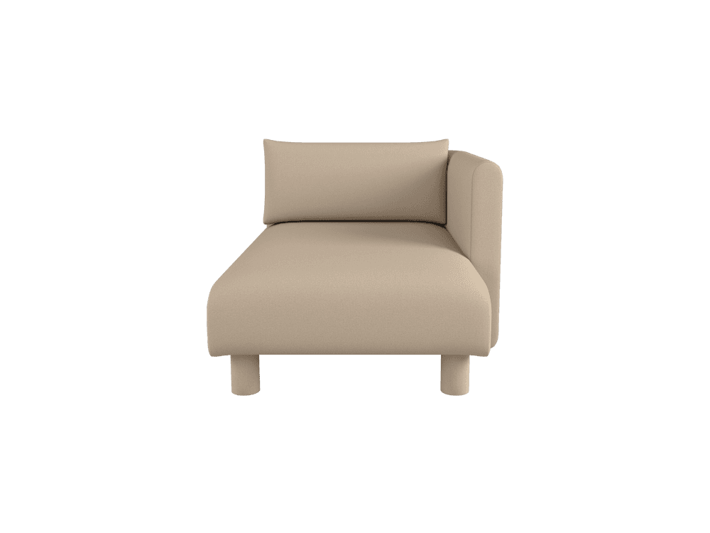 Ferm Living Dase Sofa Chaise Longue Right - Tonus - Off-white — фото 2