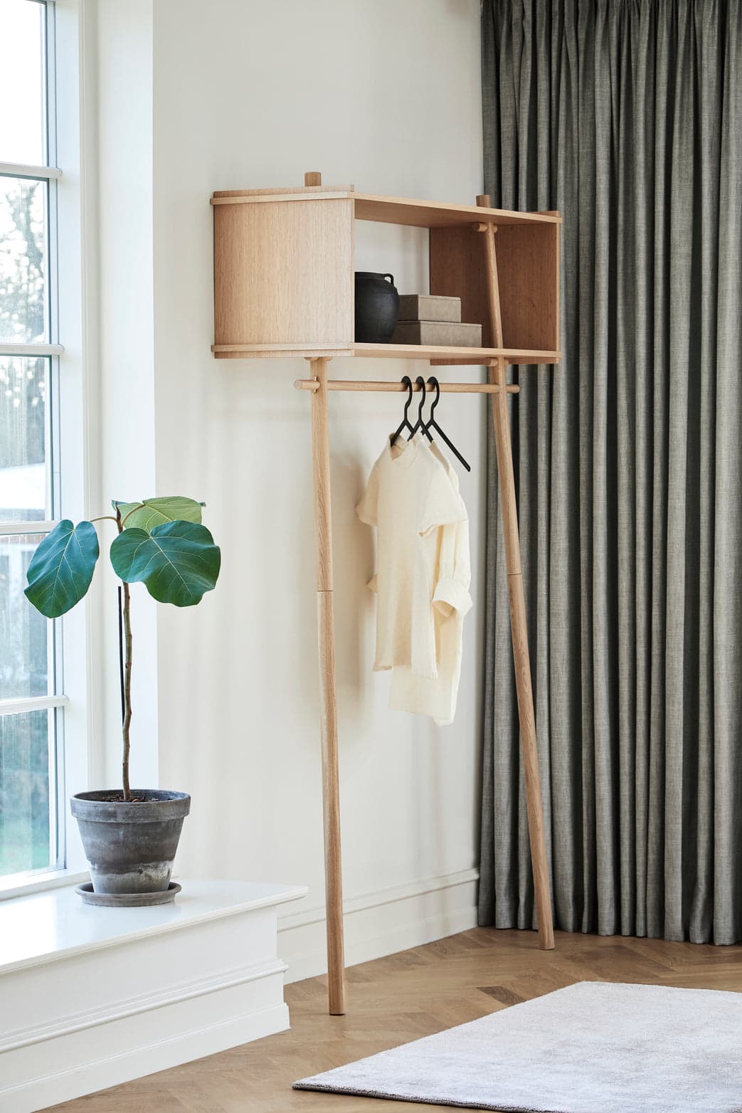 WOUD Töjbox wardrobe (Large) - White pigmented oak — фото 3