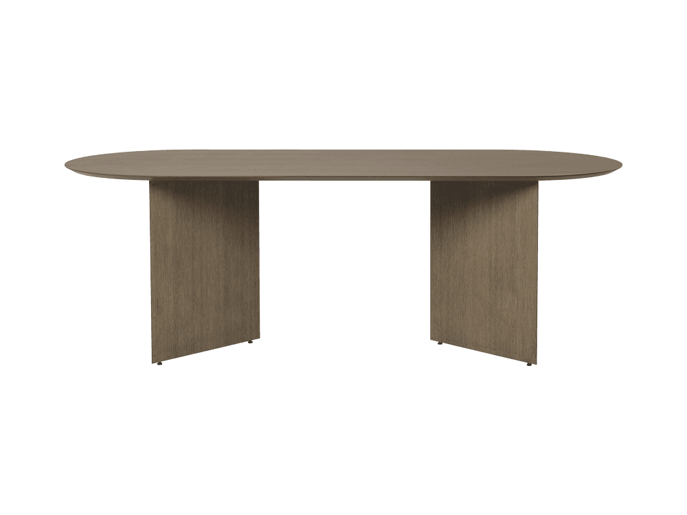 Ferm Living Mingle Table Top - Oval - Dark Veneer — фото 2