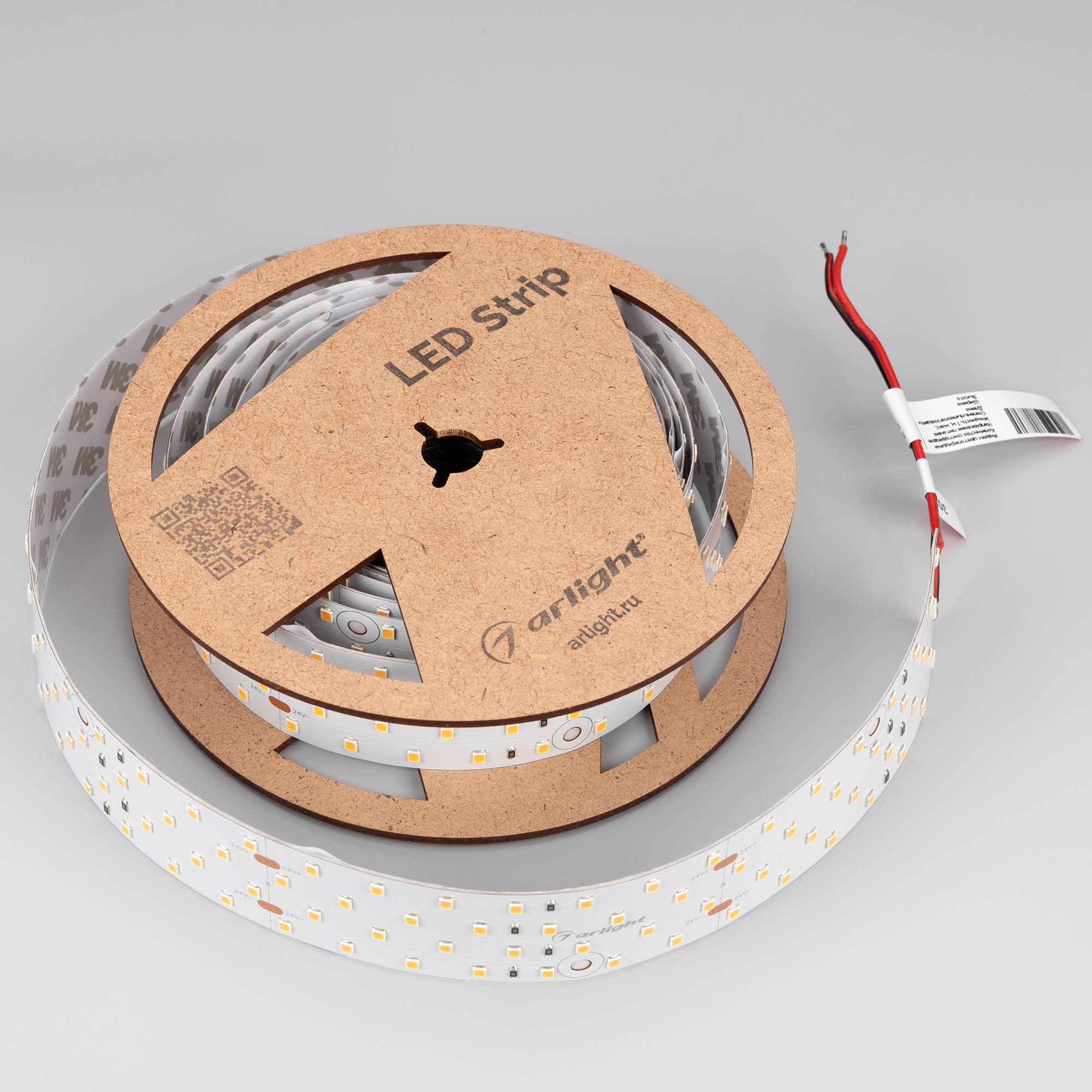 Светодиодная лента RT 2-2500 24V Warm3500 4x2 (2835, 700 LED, CRI98) (Arlight, 30 Вт/м, IP20) 031349 — фото 2