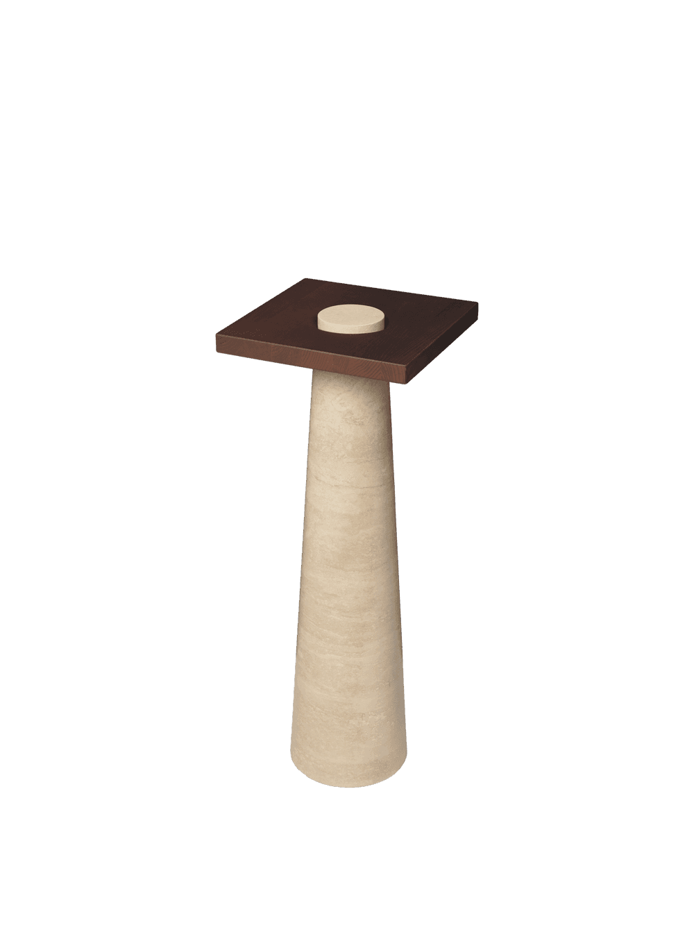 Ferm Living Grova Pedestal - Travertine — фото 4