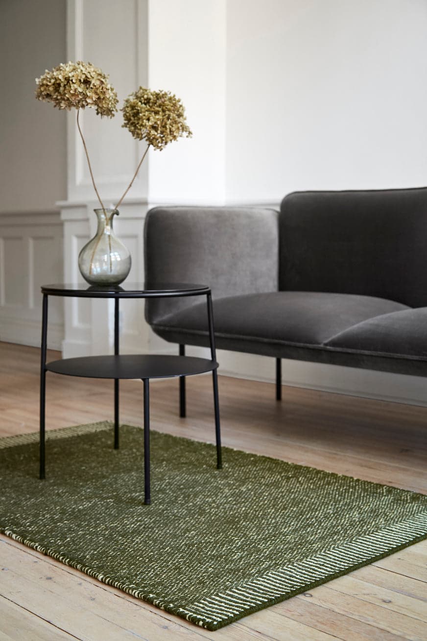 WOUD Rombo rug (90 X 140) - Moss green — фото 3