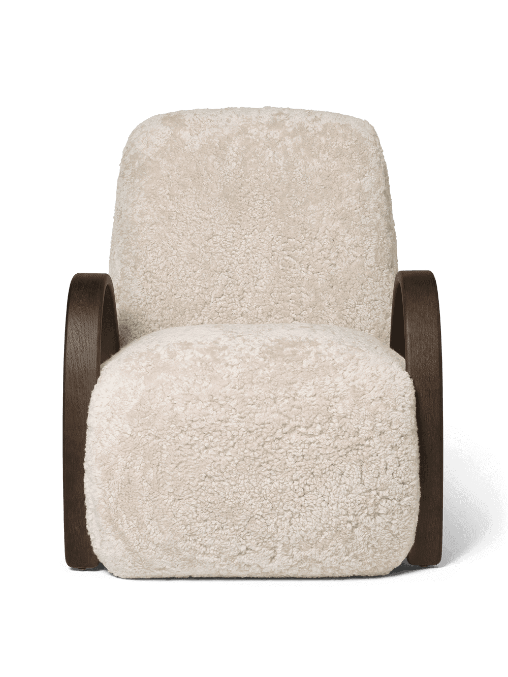 Ferm Living Buur Lounge Chair - Sheepskin - Moonlight — фото 4