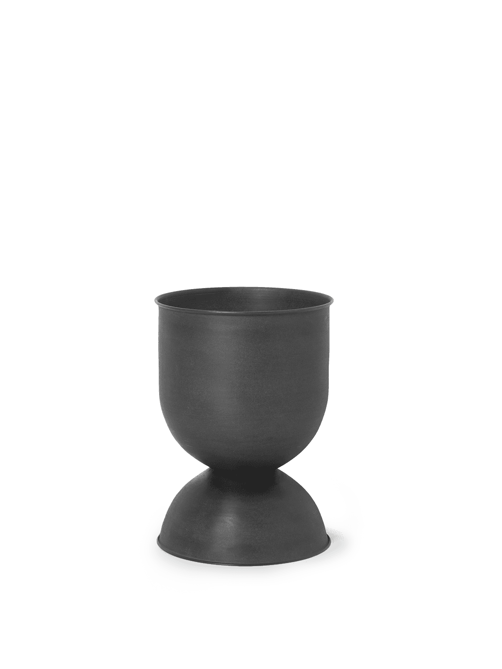 Ferm Living Hourglass Pot - Small - Black — фото 2