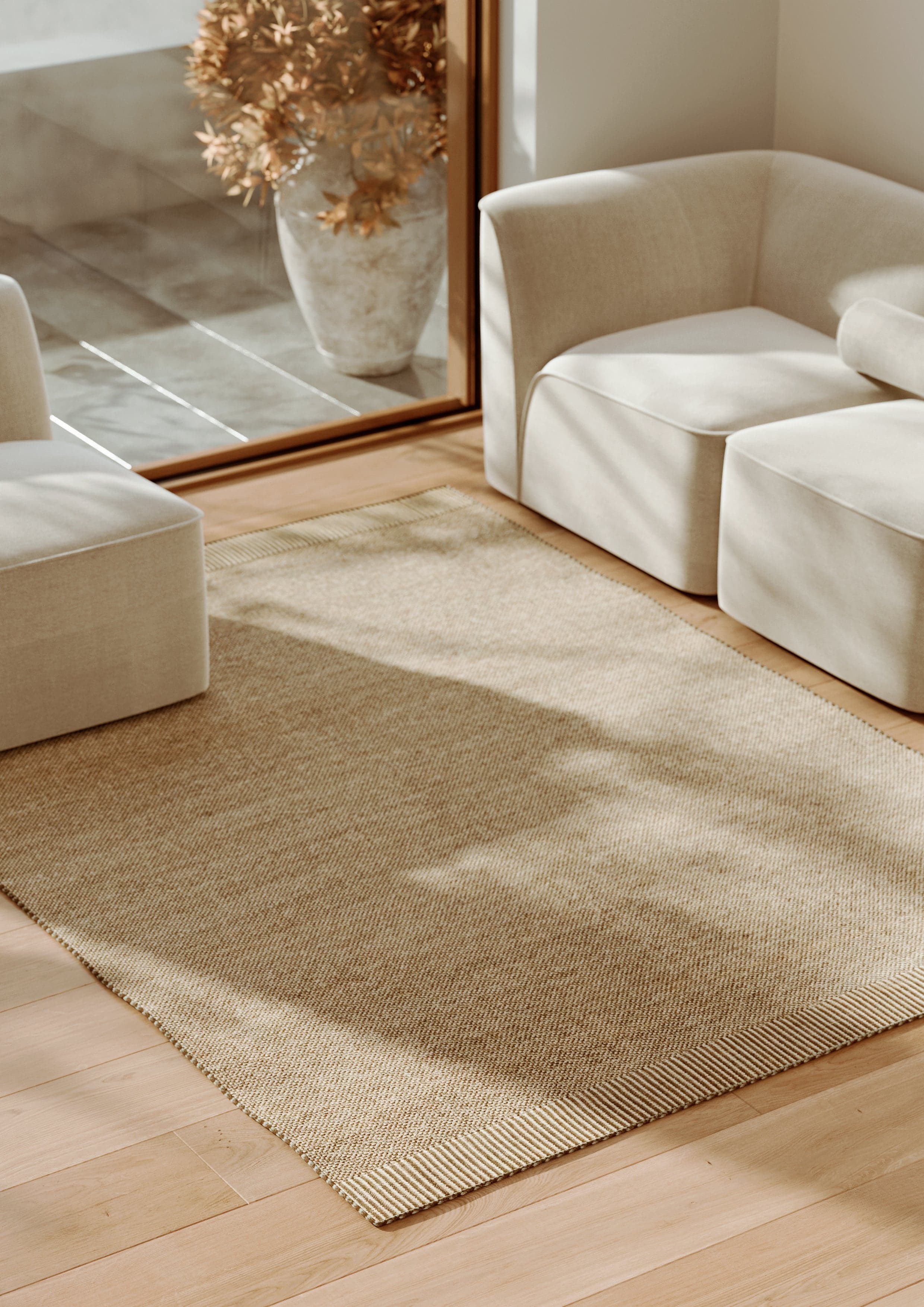 WOUD Rombo rug (170 X 240) - Brown — фото 3