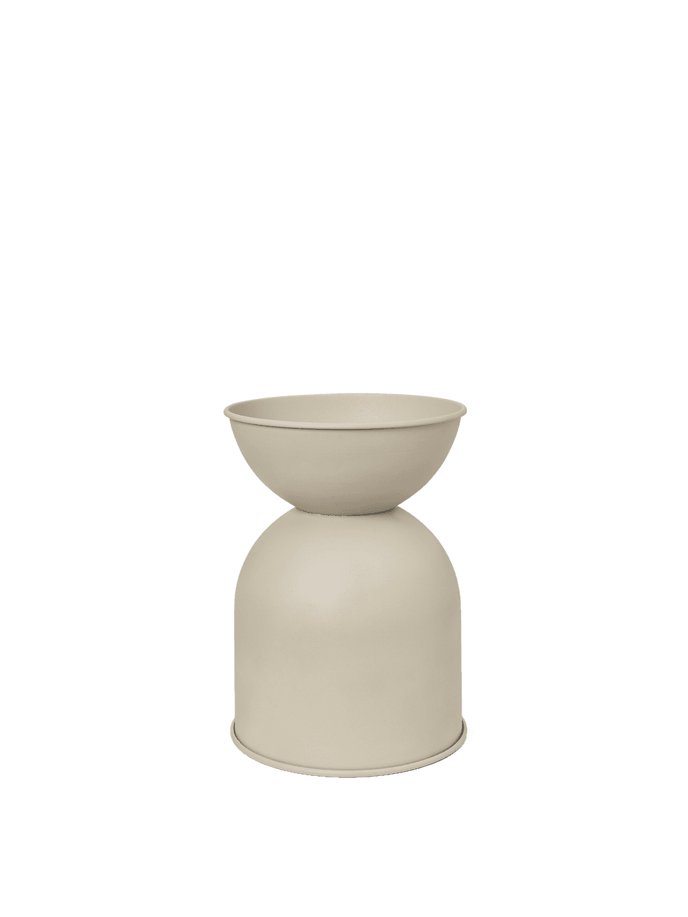 Ferm Living Hourglass Pot - Small - Cashmere — фото 4