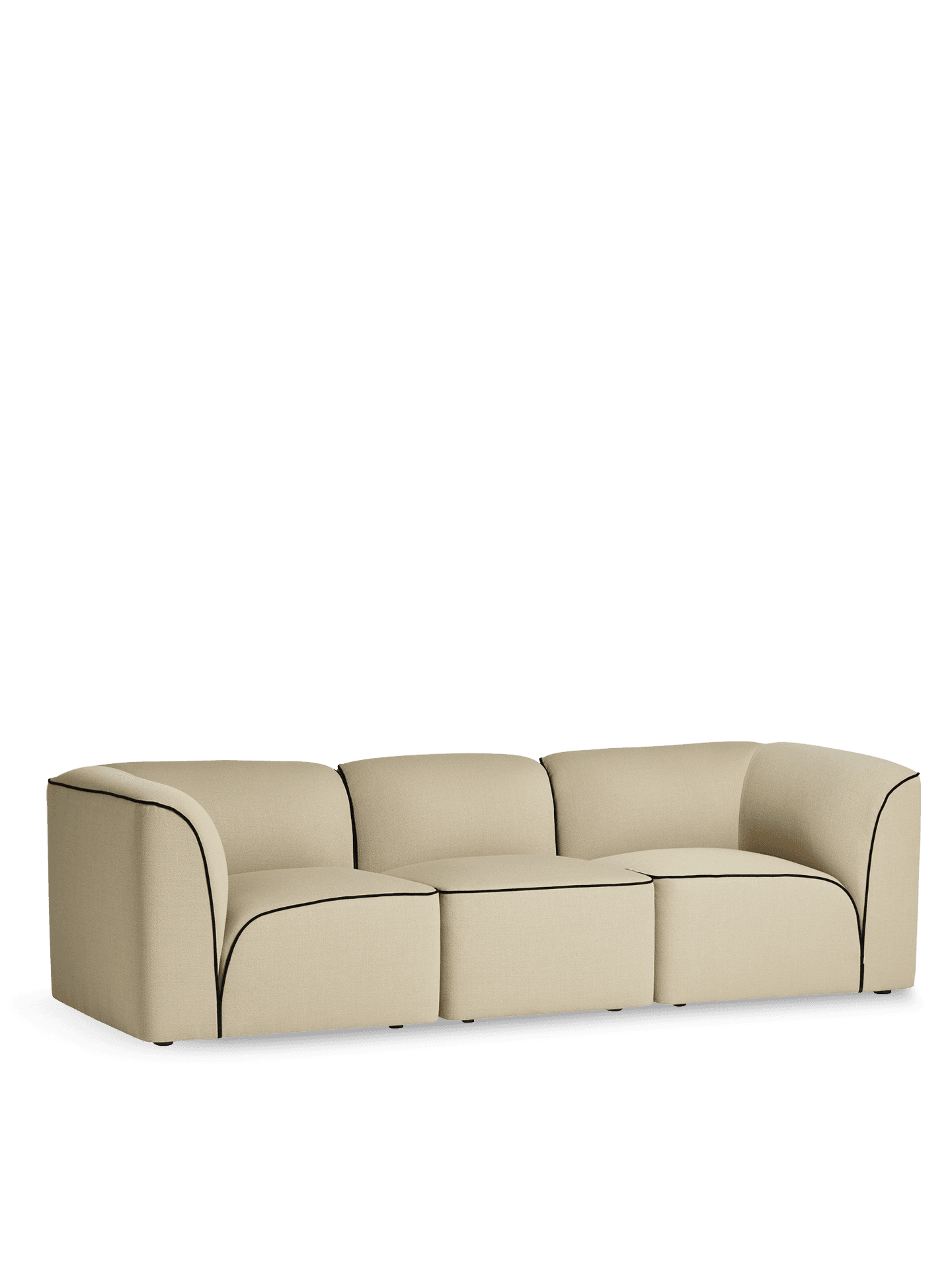 WOUD Flora 2.5-seater - Light sand — фото 2