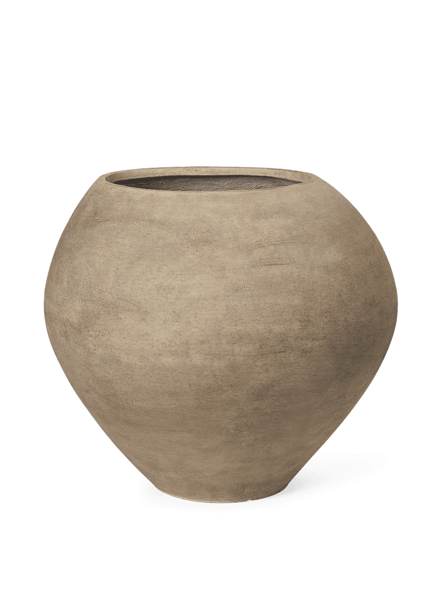 Ferm Living Dodu Pot - Tall - Brown