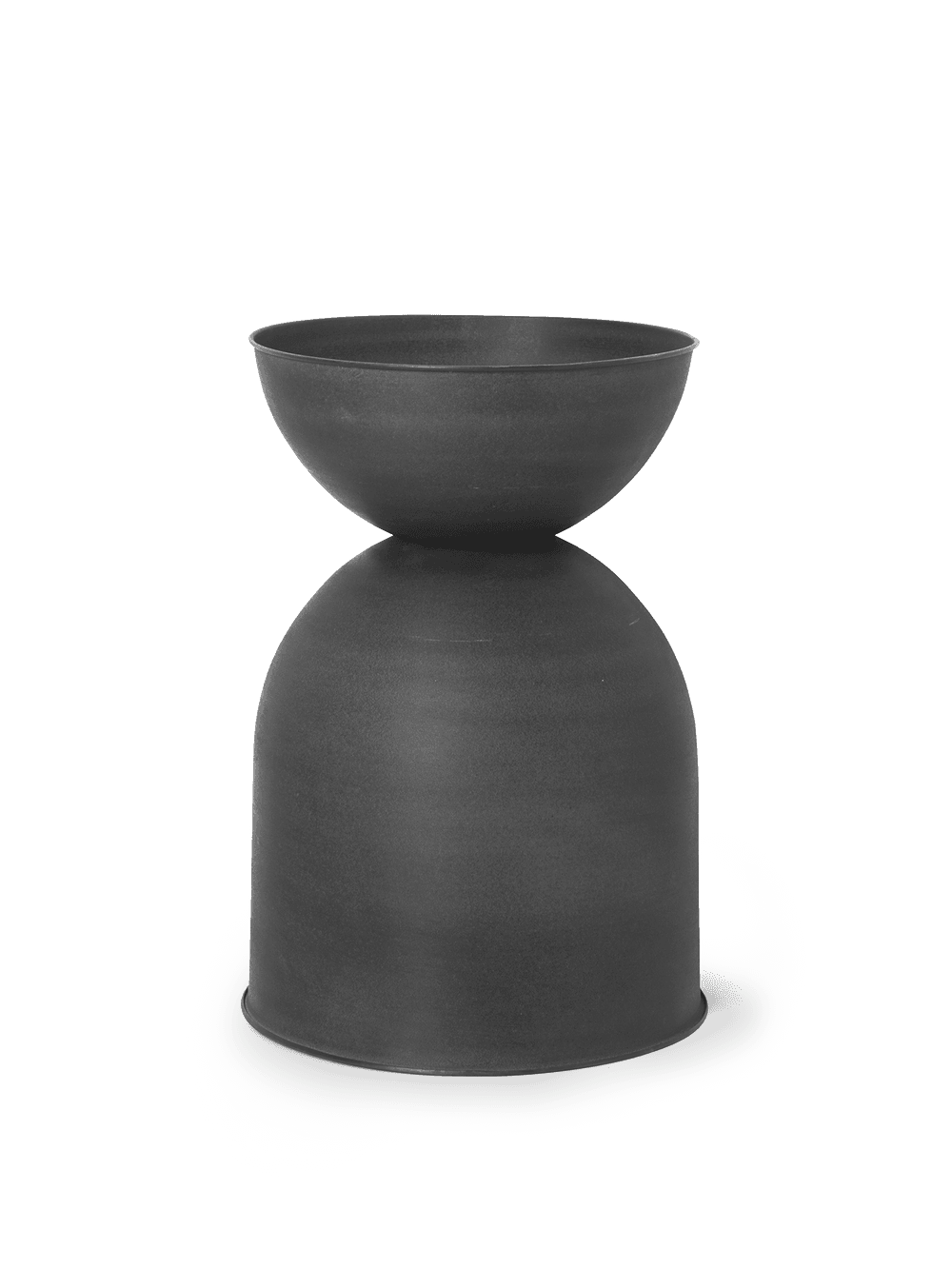 Ferm Living Hourglass Pot - Medium - Black — фото 4
