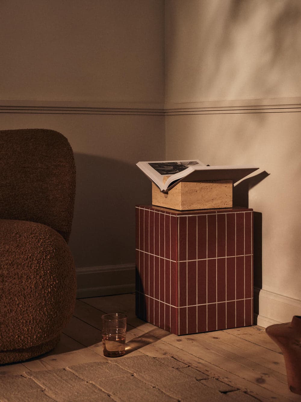 Ferm Living Pillar Side Table - Brown — фото 3