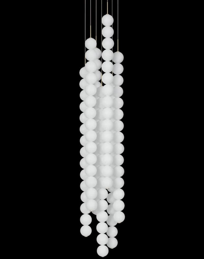 Terzani Abacus 7 round multi light pendant — фото 6