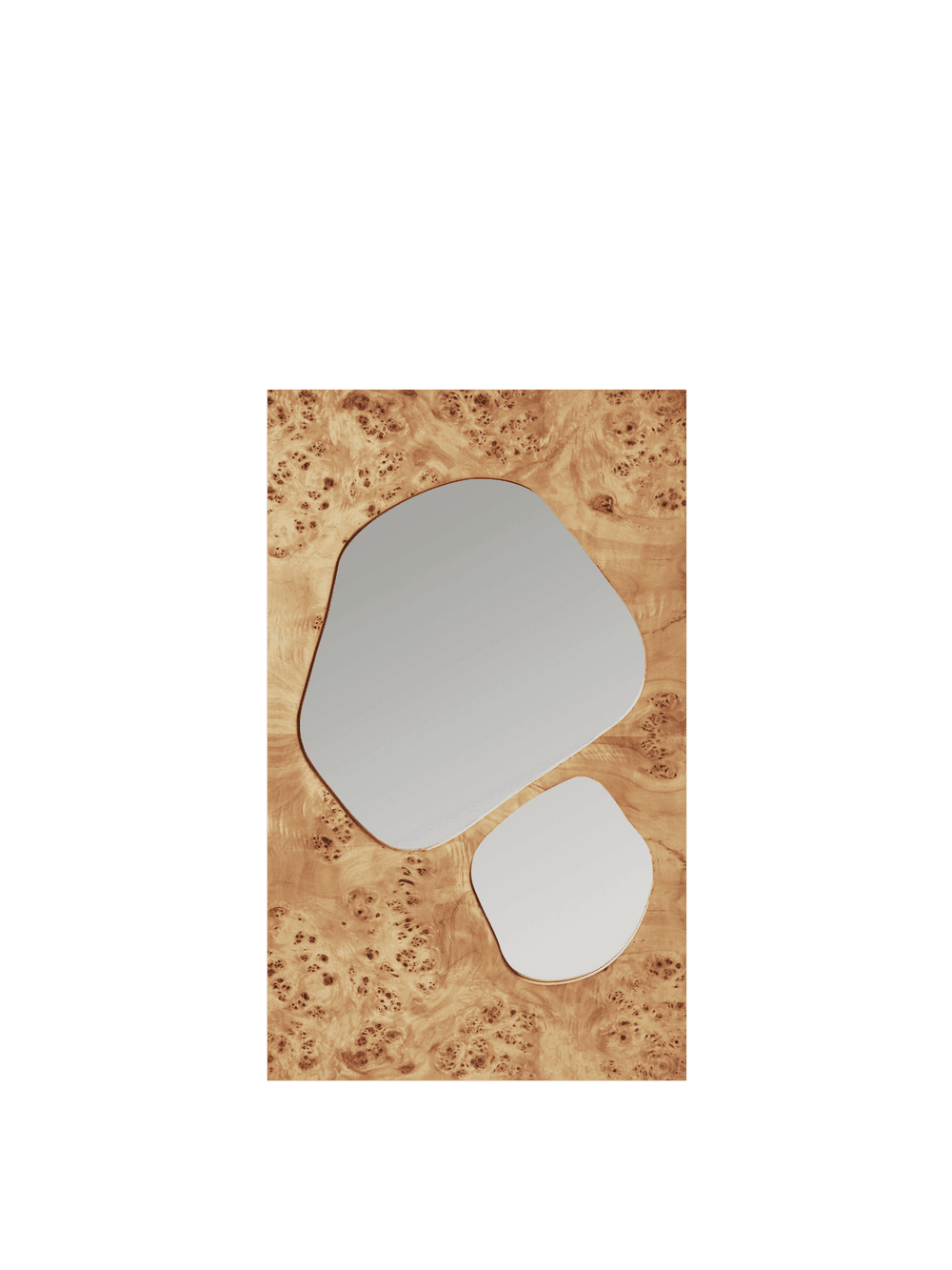 Ferm Living Folia Mirror - Medium - Natural Burl — фото 2