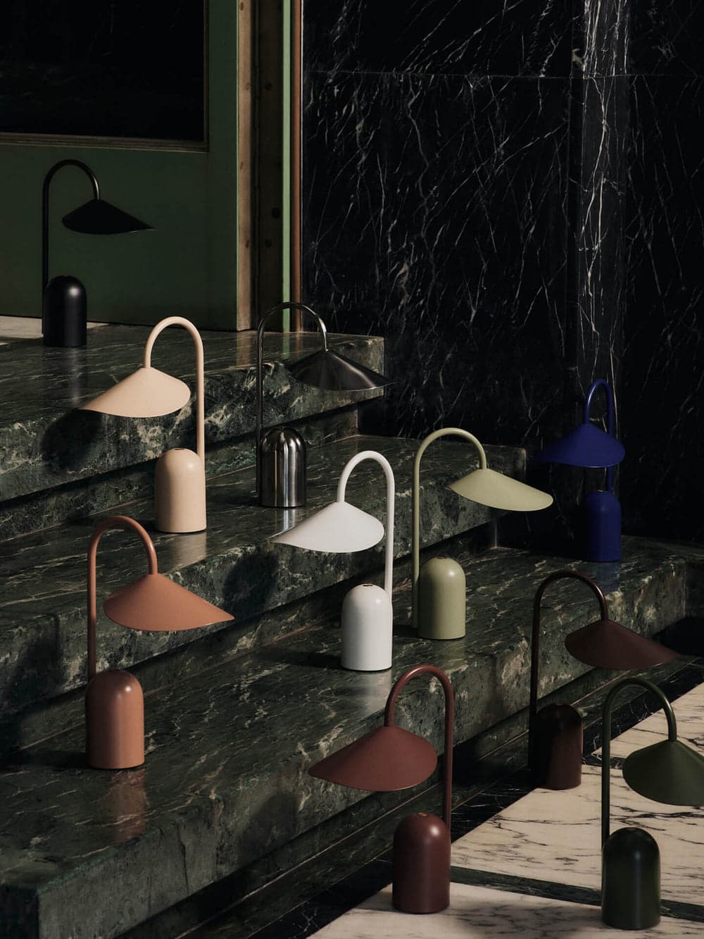 Ferm Living Arum Portable Lamp - Stainless Steel — фото 7