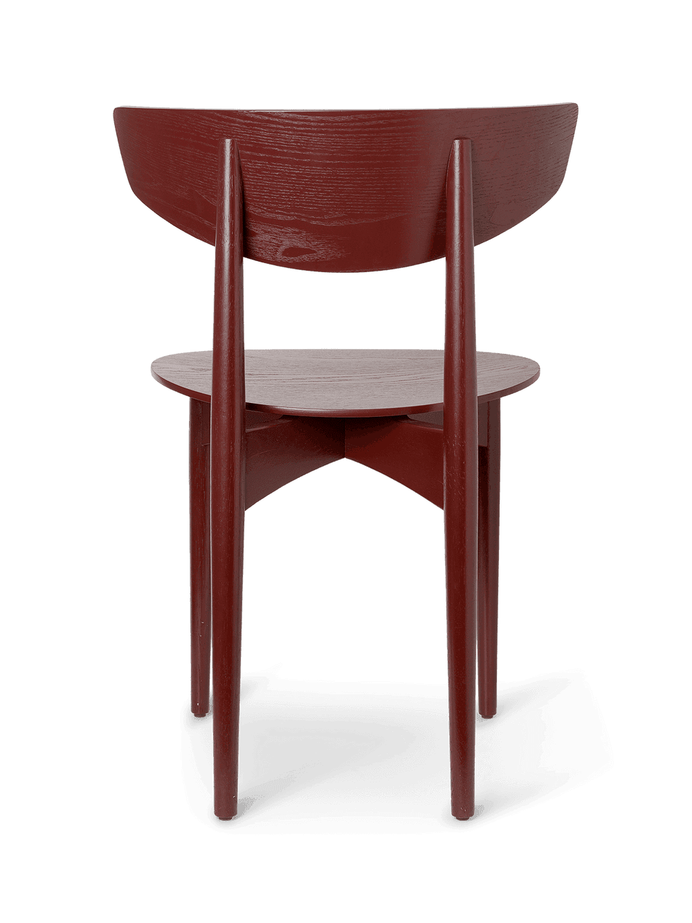 Ferm Living Herman Dining Chair - Wood - Red Brown — фото 4