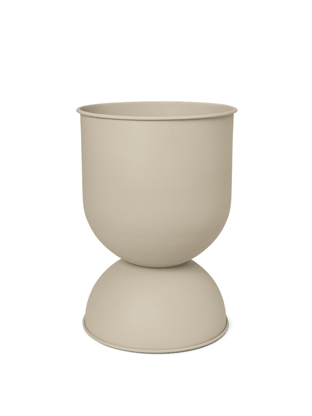 Ferm Living Hourglass Pot - Medium - Cashmere — фото 2