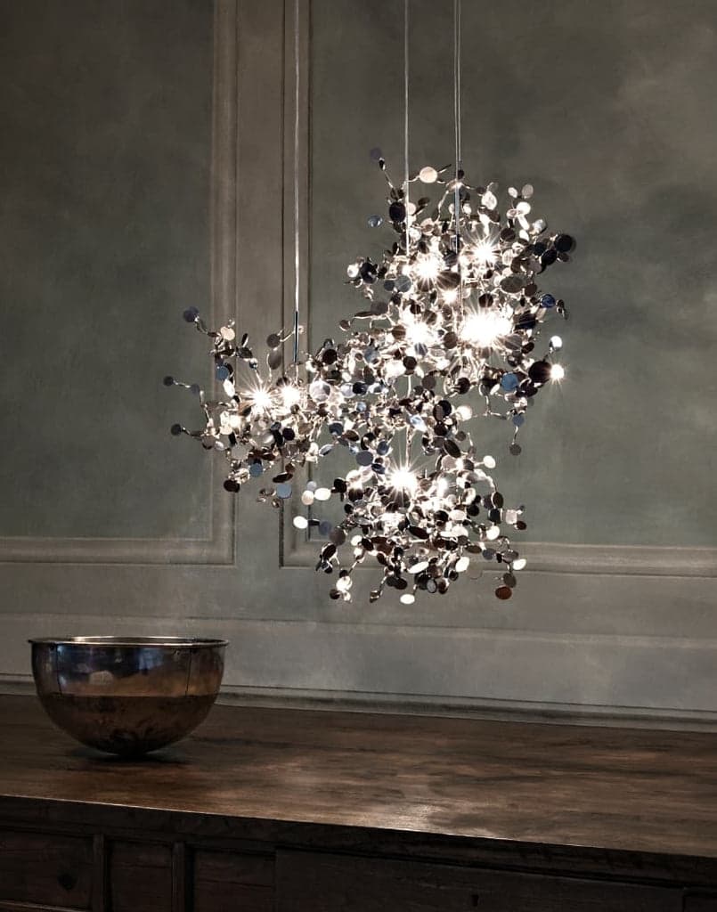 Terzani Argent 4 round multi light pendant — фото 4