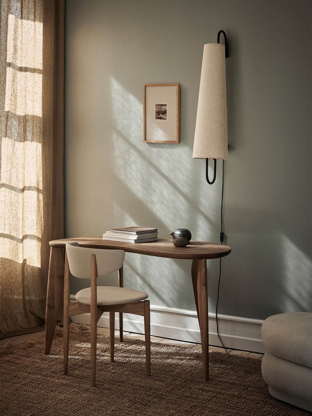Ferm Living Feve Desk - Walnut — фото 3