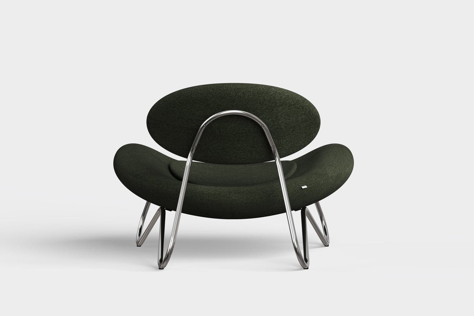 WOUD Meadow lounge chair - Pine/Chrome — фото 5