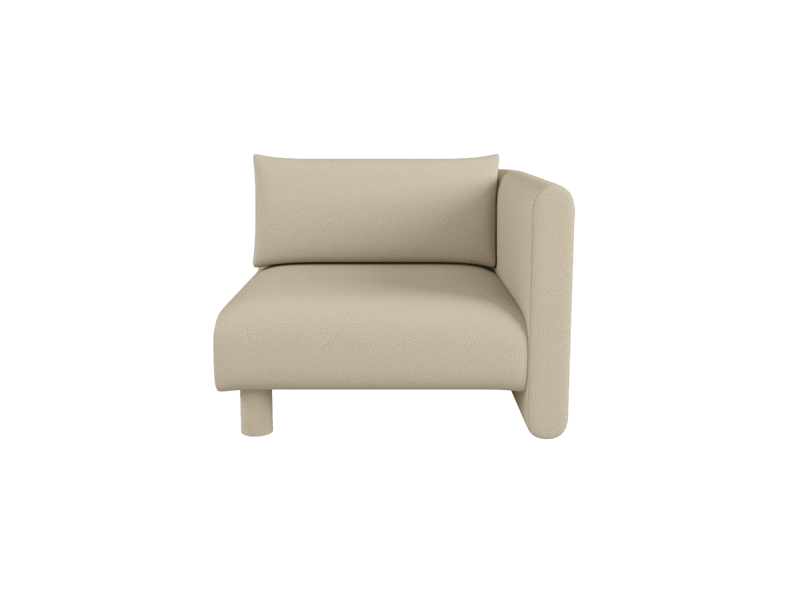 Ferm Living Dase Sofa Armrest Right - Grain - Cashmere