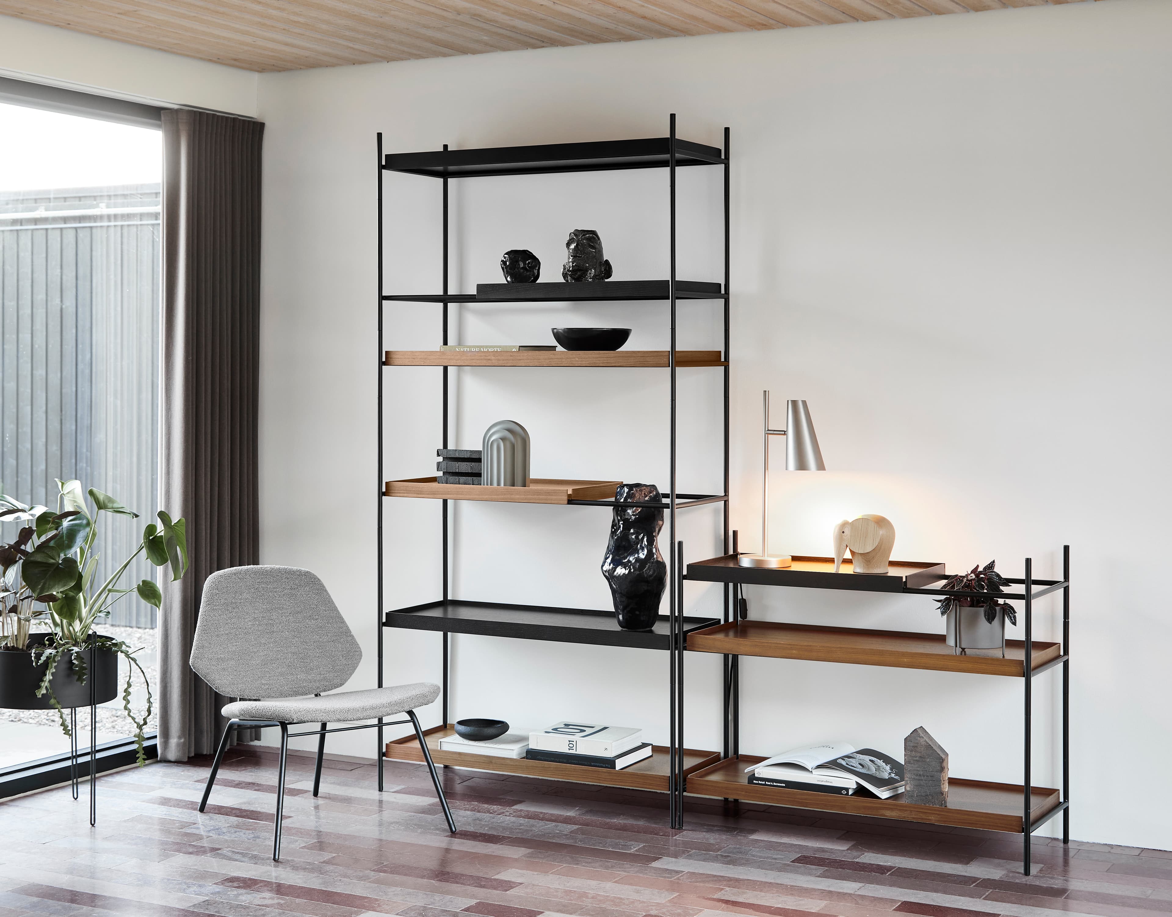 WOUD Tray Shelf (Low) - Walnut - Style 6 — фото 3