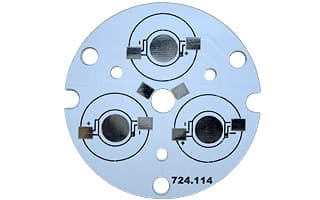 Arlight — Плата D44-3E Emitter (3x LED, 724-114) (Turlens, -) 011983