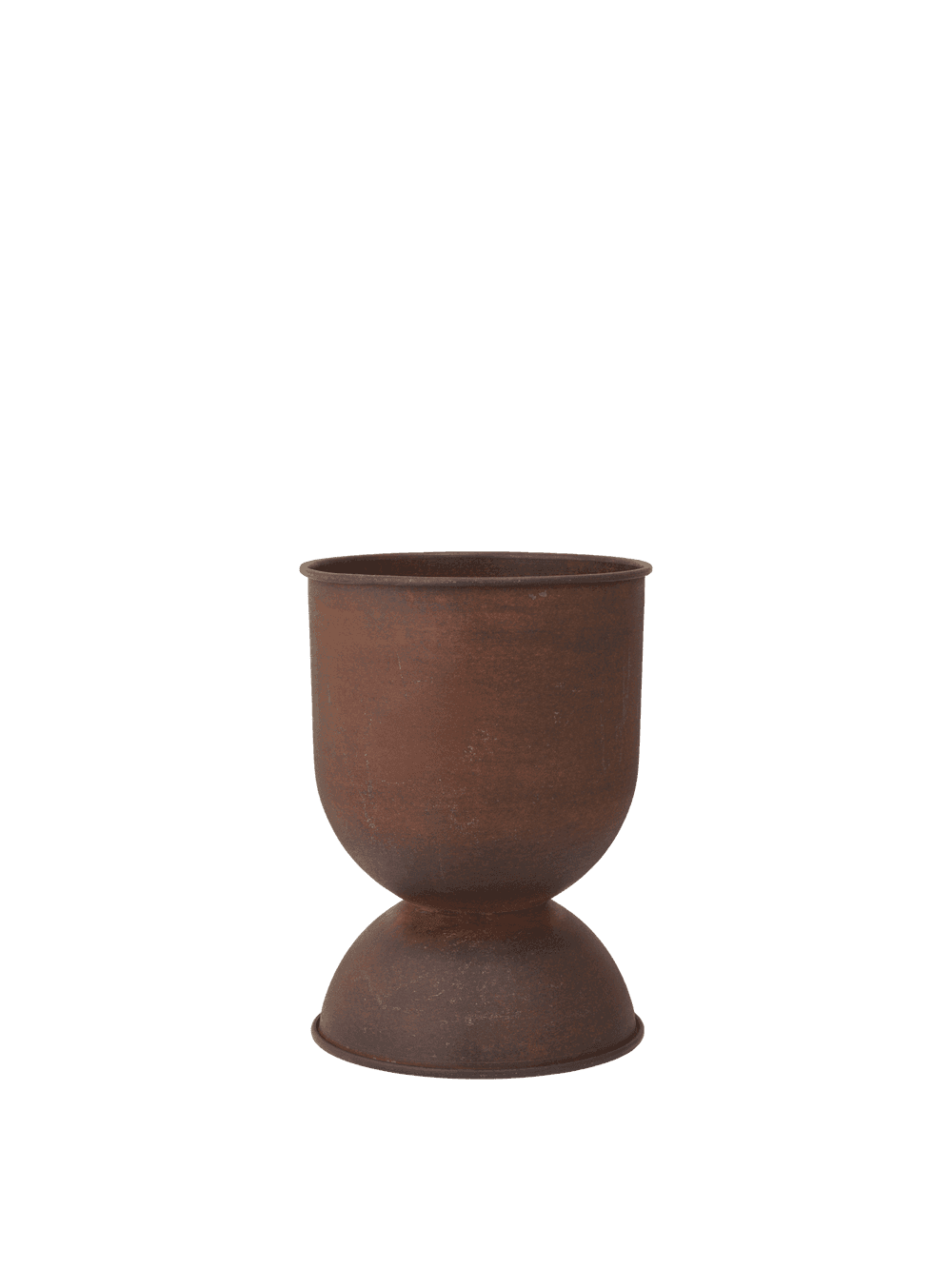 Ferm Living Hourglass Pot - Small - Rust — фото 2