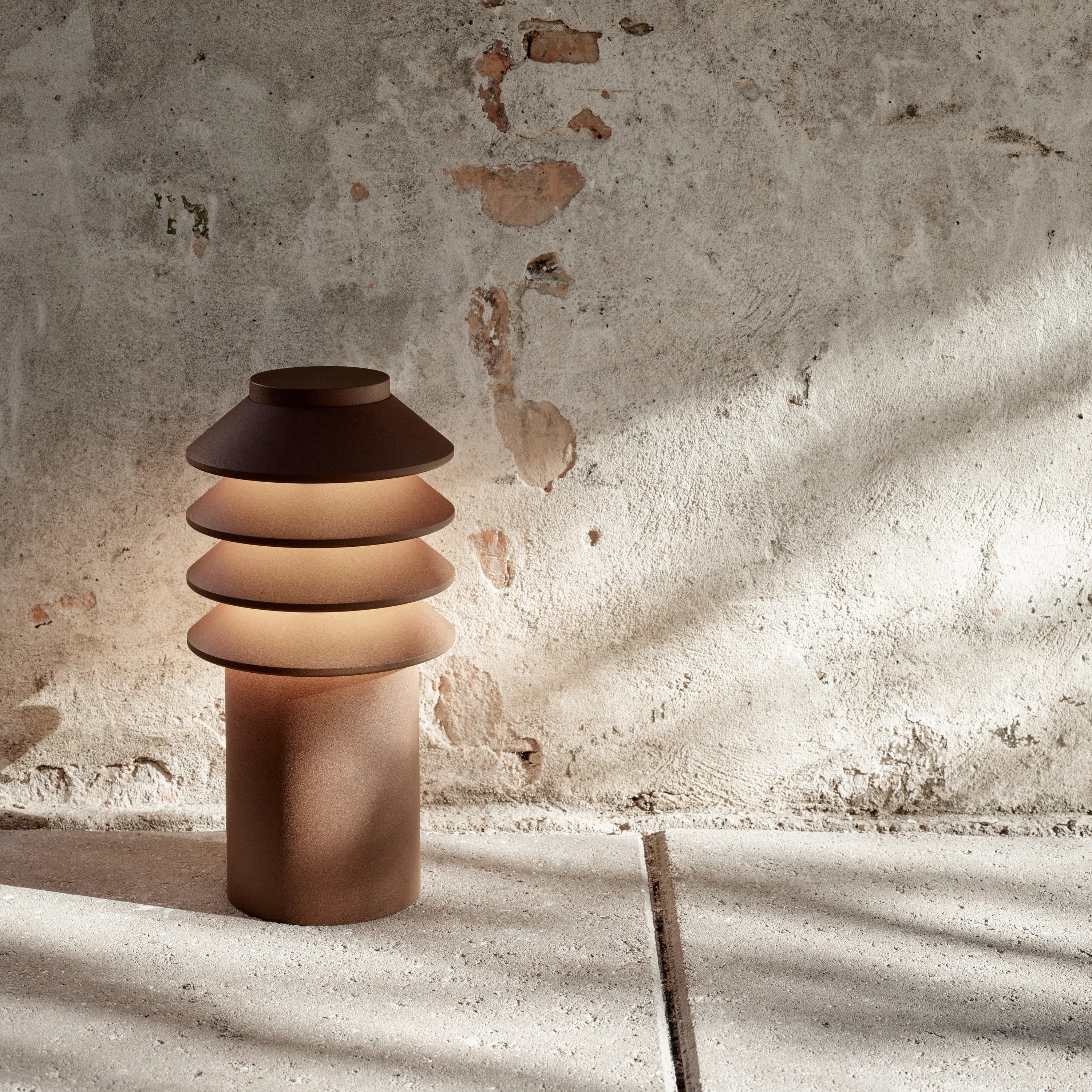 Louis Poulsen Bysted Garden Bollard Corten colour SHORT — фото 4