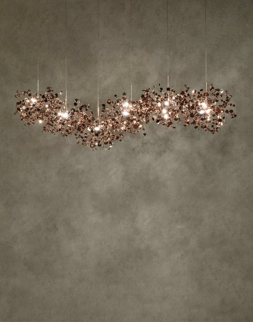 Terzani Argent 6 linear multi light pendant — фото 6