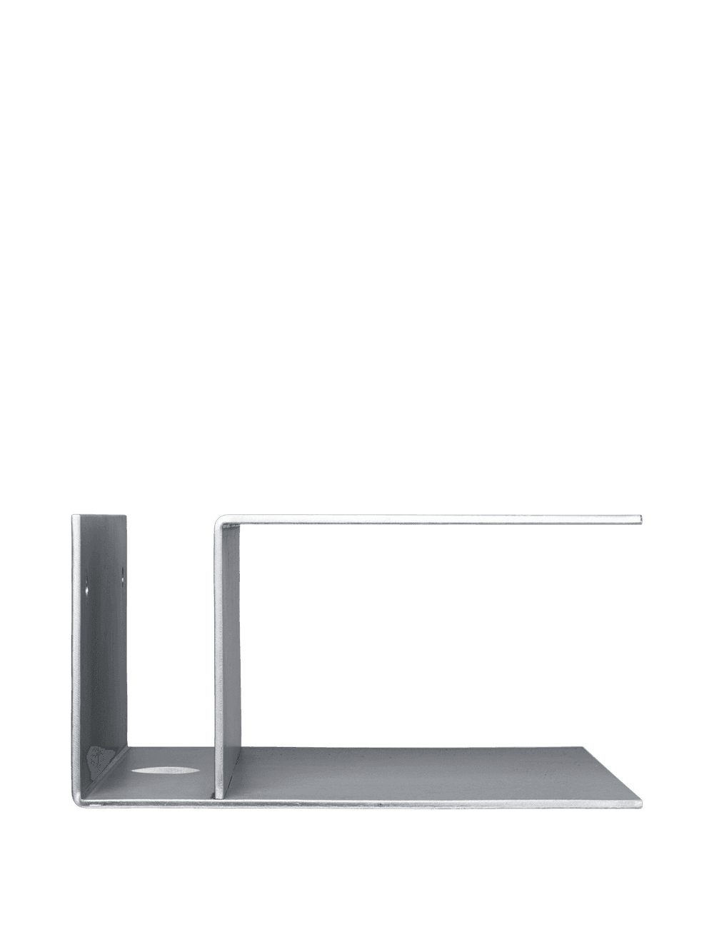 Ferm Living Lager Bedside Table - Aluminium — фото 4