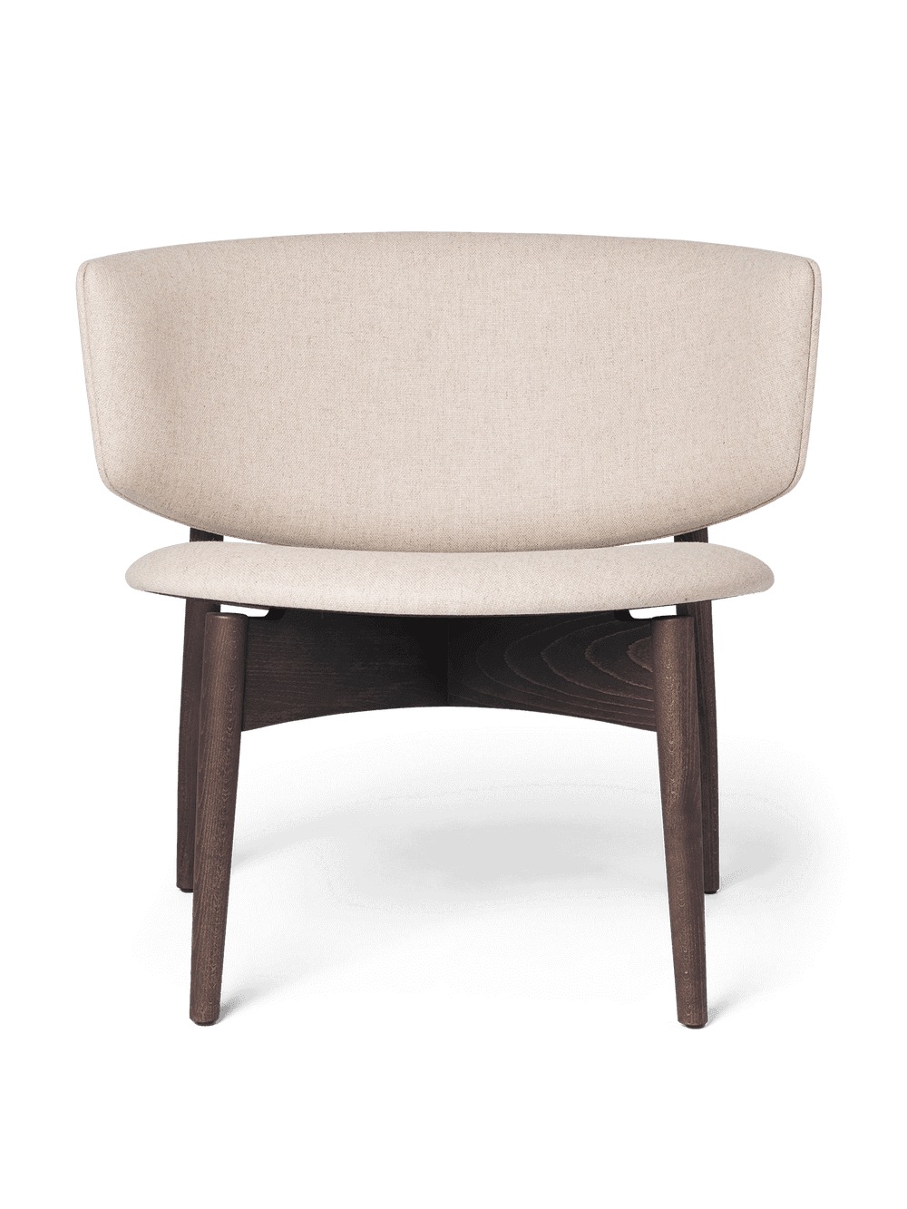 Ferm Living Herman Lounge Chair - Wood - Main Line Flax - Dark Stained Beech/Sand — фото 2