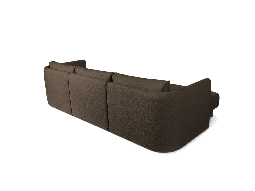 Ferm Living Dase Sofa Armrest Right - Soft Bouclé - Dark Brown — фото 5
