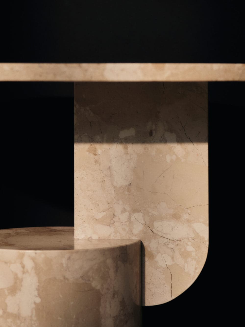 Ferm Living Insert Side Table - Stone - Sand — фото 6