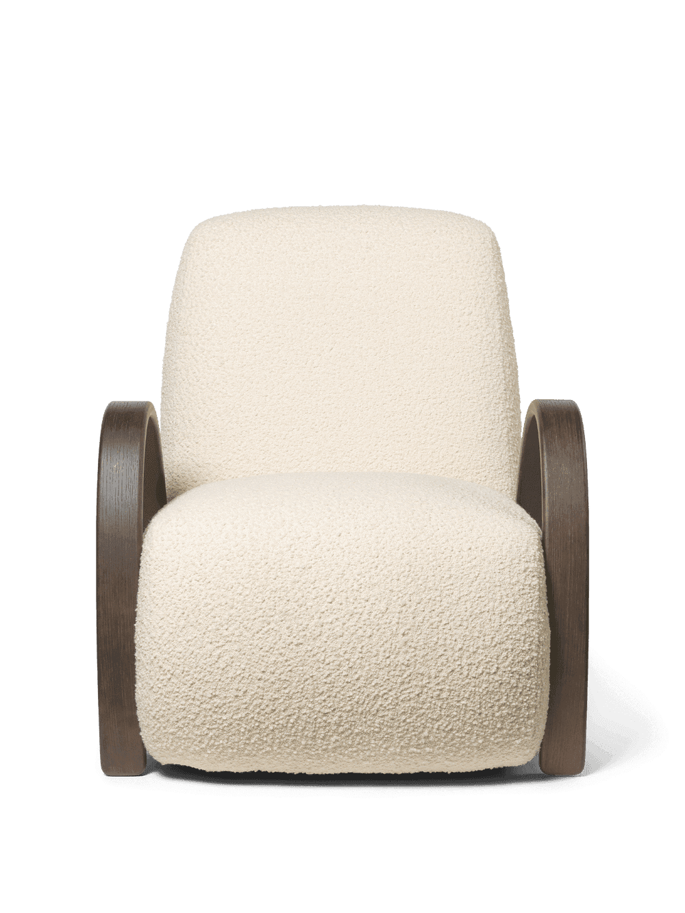 Ferm Living Buur Lounge Chair - Nordic Bouclé - Off-white — фото 4