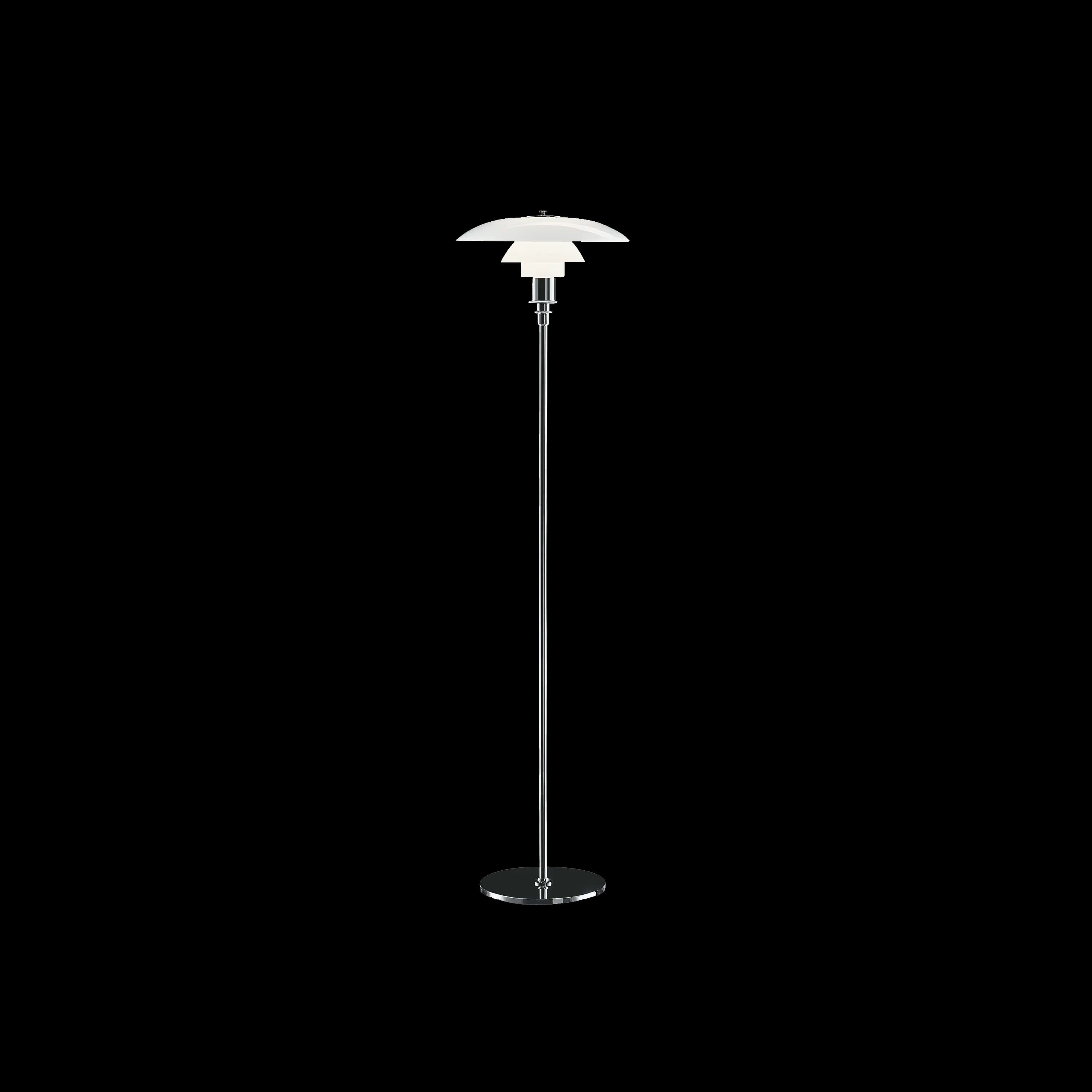 Louis Poulsen PH 3½-2½ Floor Lamp High lustre chrome plated