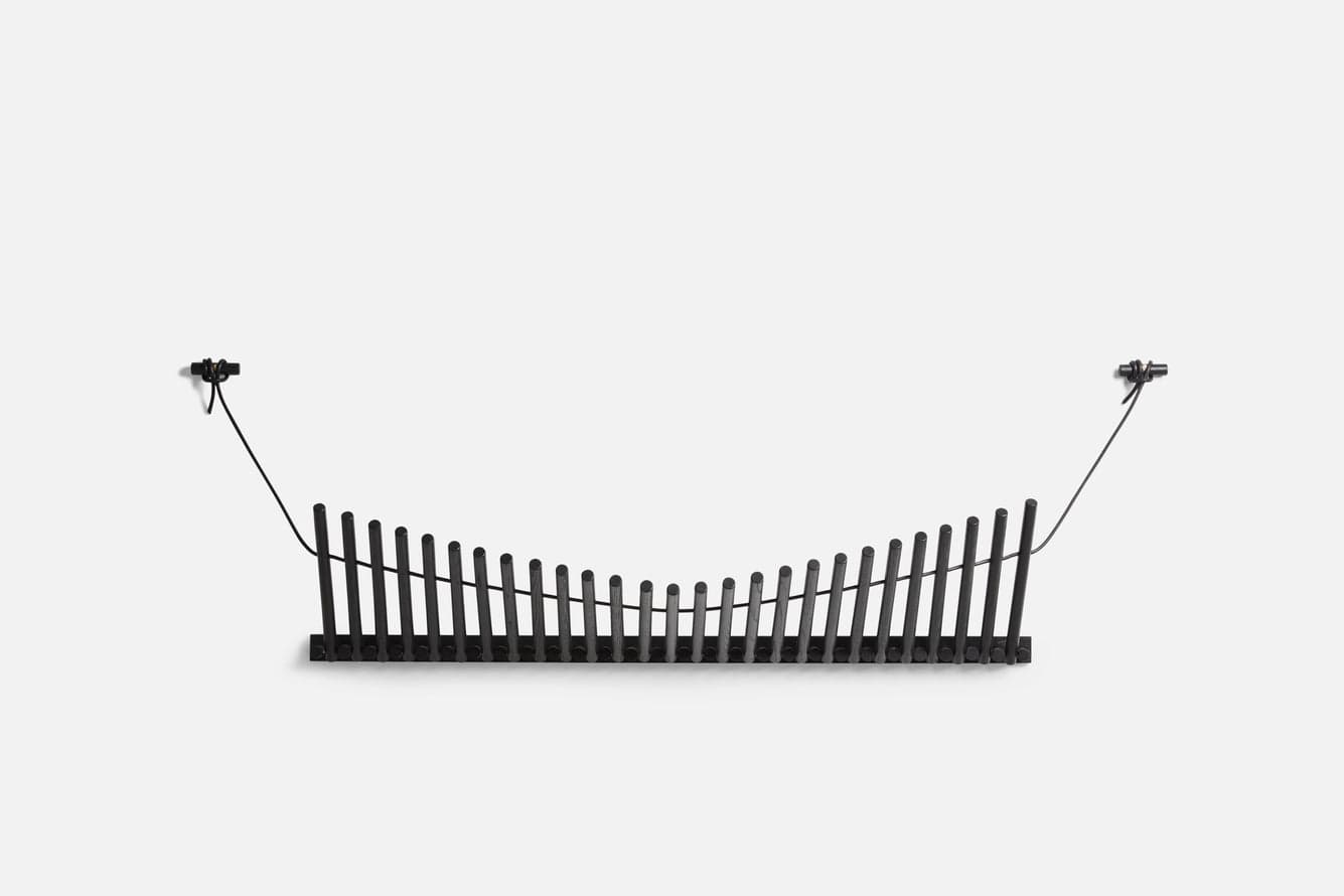 WOUD Knaegt coat rack - Black/black — фото 5