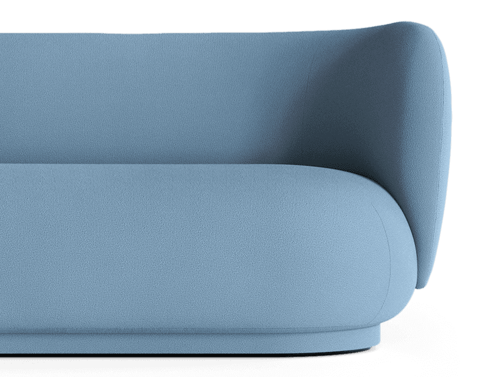 Ferm Living Rico Divan Right - Tonus - Light Blue — фото 3