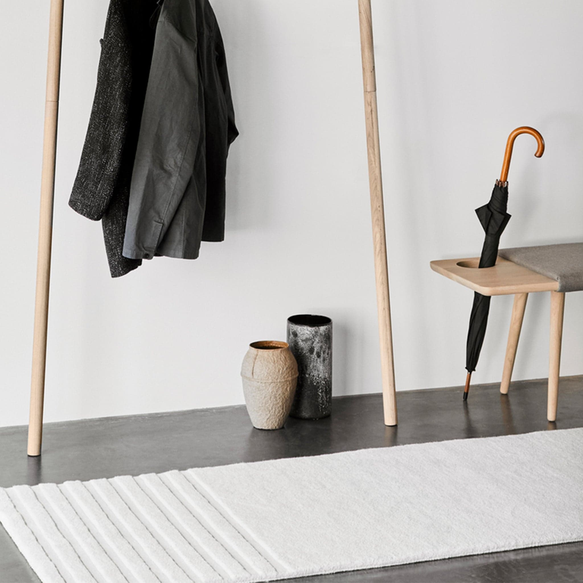 WOUD Kyoto rug (200 X 80) - Off white — фото 3
