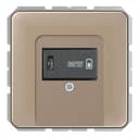 USB розетка для зарядки мобильных устройств тип C, 5-60W, Золотая Бронза (металл), CD серия, Jung