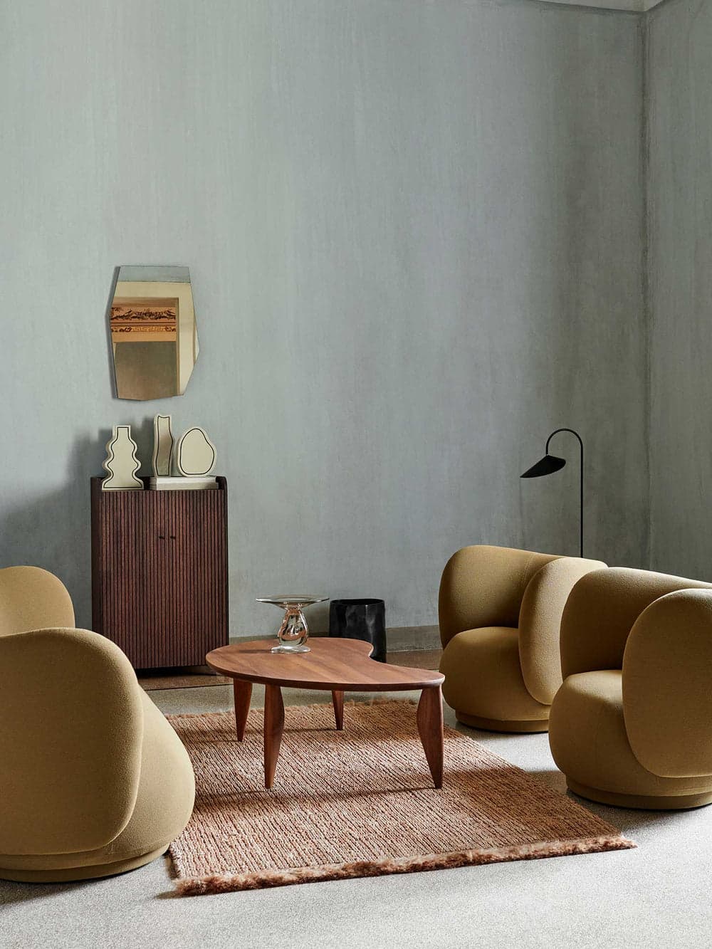 Ferm Living Feve Coffee Table - Walnut — фото 4