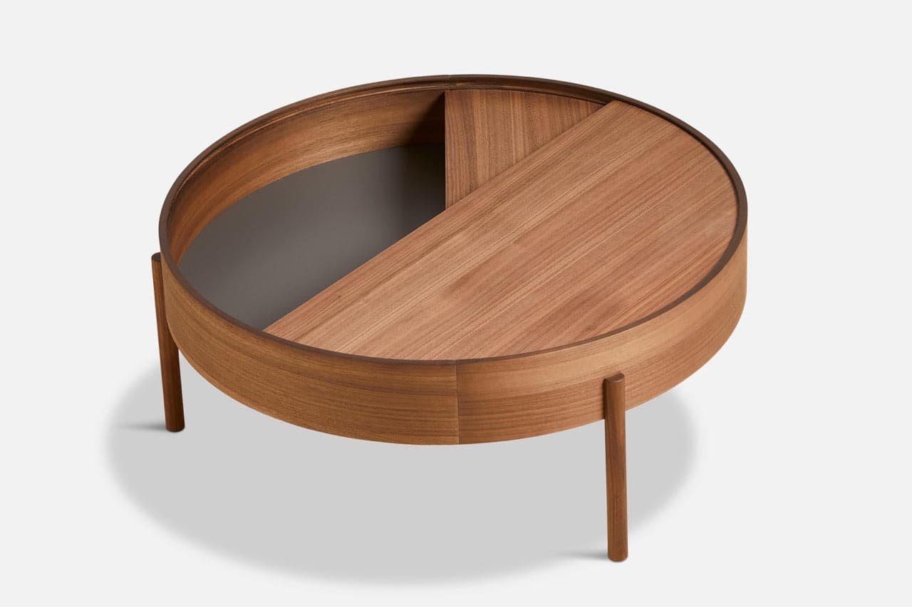 WOUD Arc coffee table (89 cm) - Walnut — фото 5