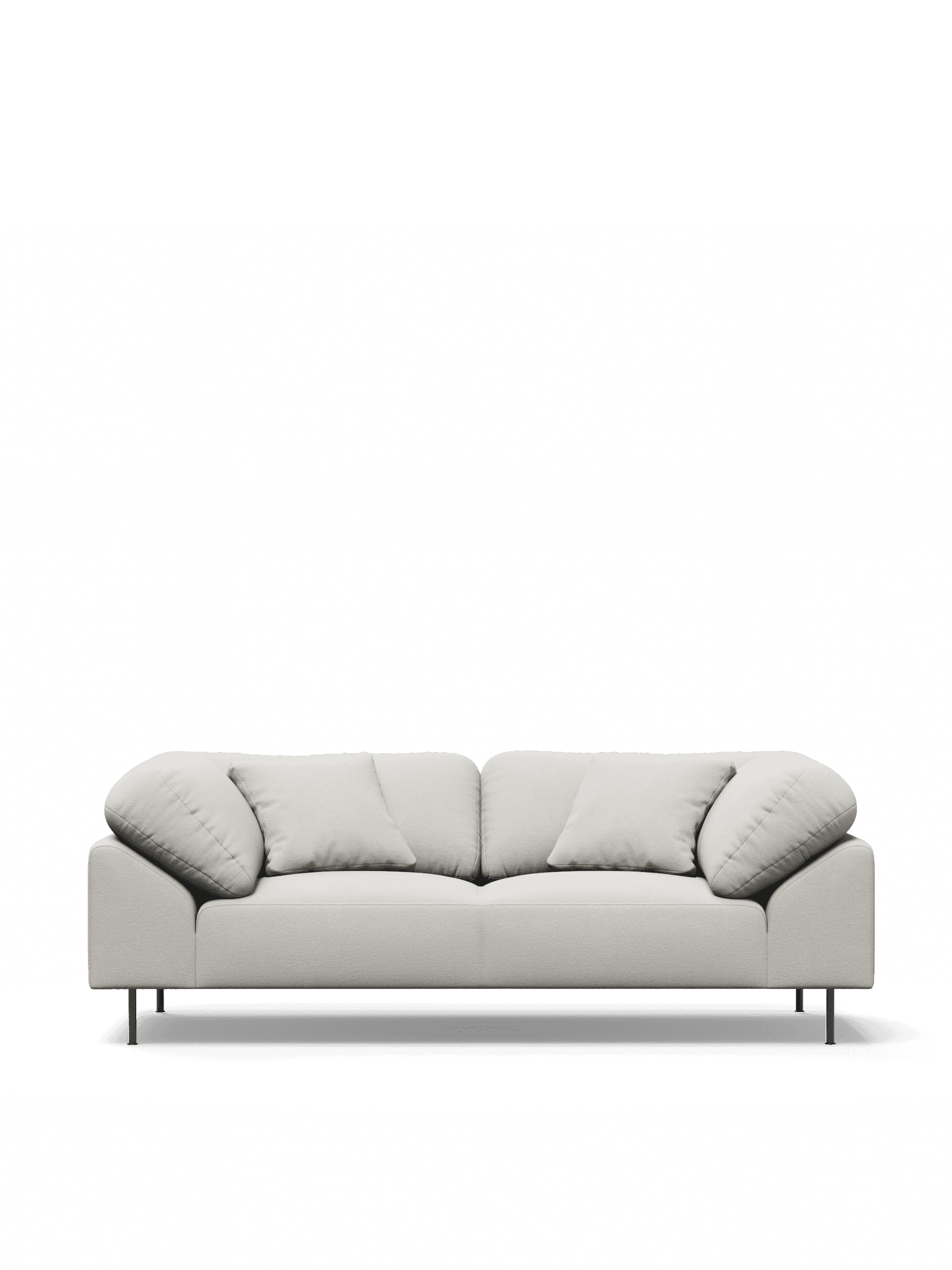 WOUD Collar 2-seater - Off white bouclé — фото 2