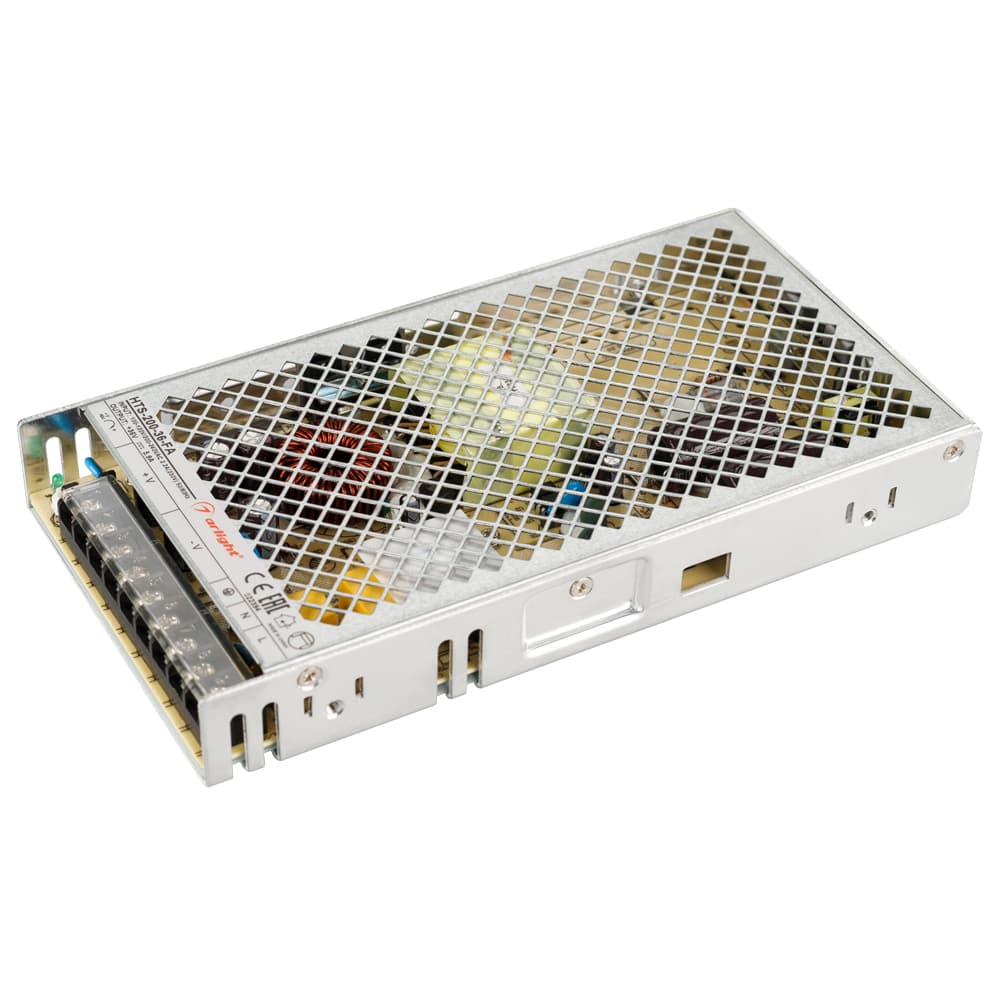 Блок питания HTS-200-36-FA (36V, 5.9A, 212W) (Arlight, IP20 Сетка, 3 года) 022394