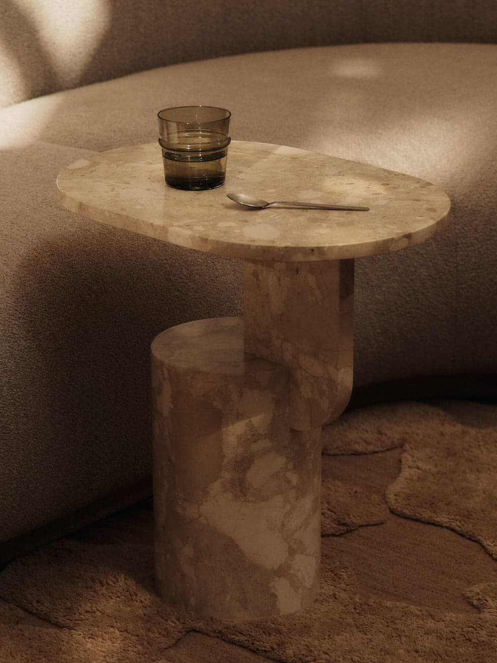 Ferm Living Insert Side Table - Stone - Sand — фото 4
