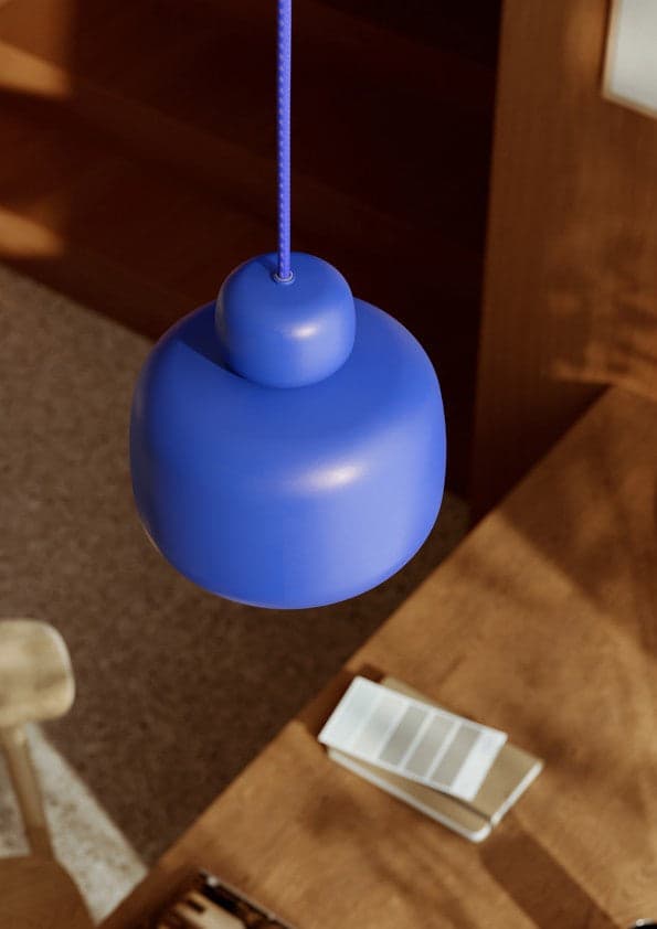 WOUD Stone pendant (Small) - Cobalt blue — фото 4