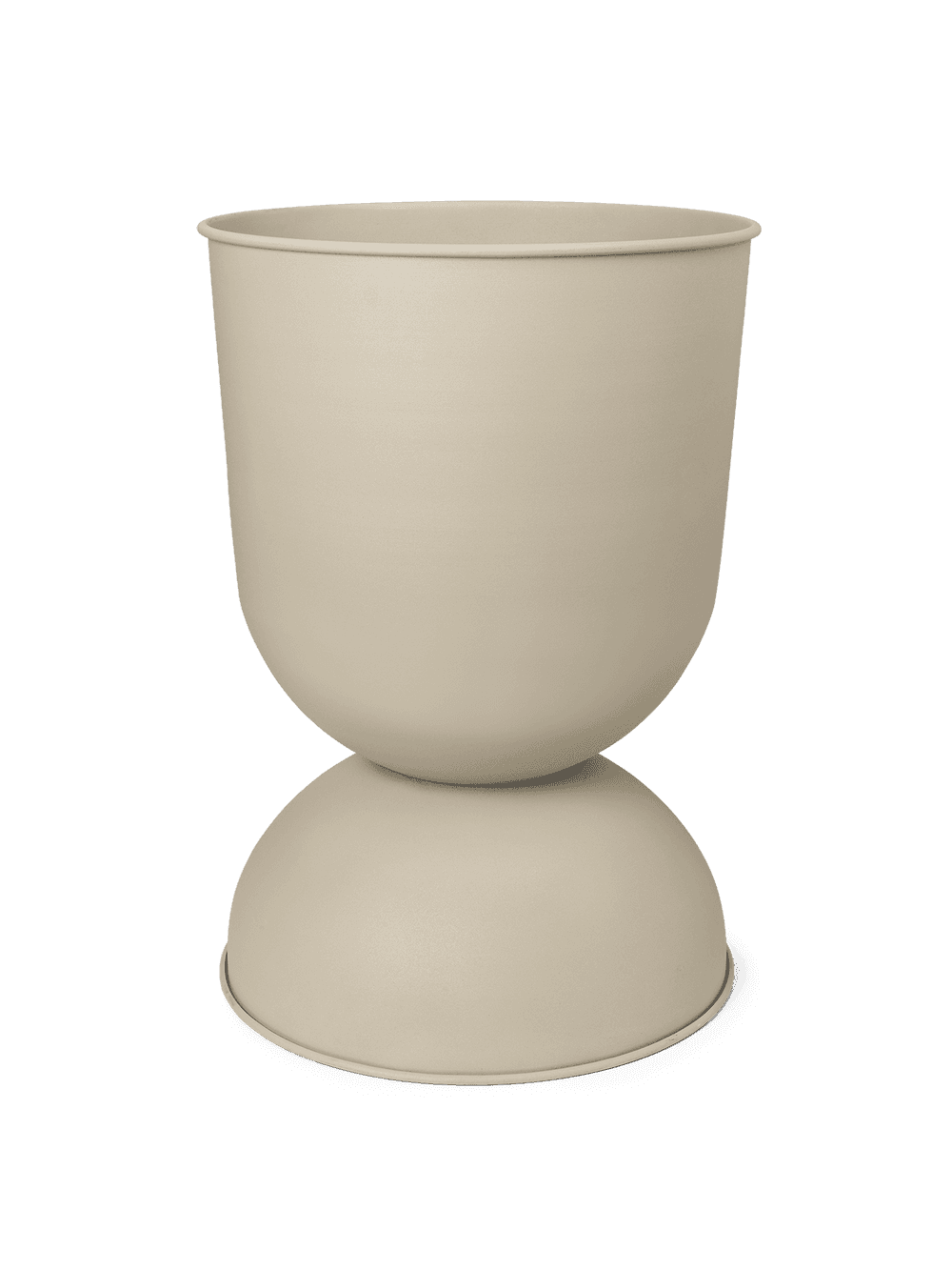Ferm Living Hourglass Pot - Large - Cashmere — фото 2
