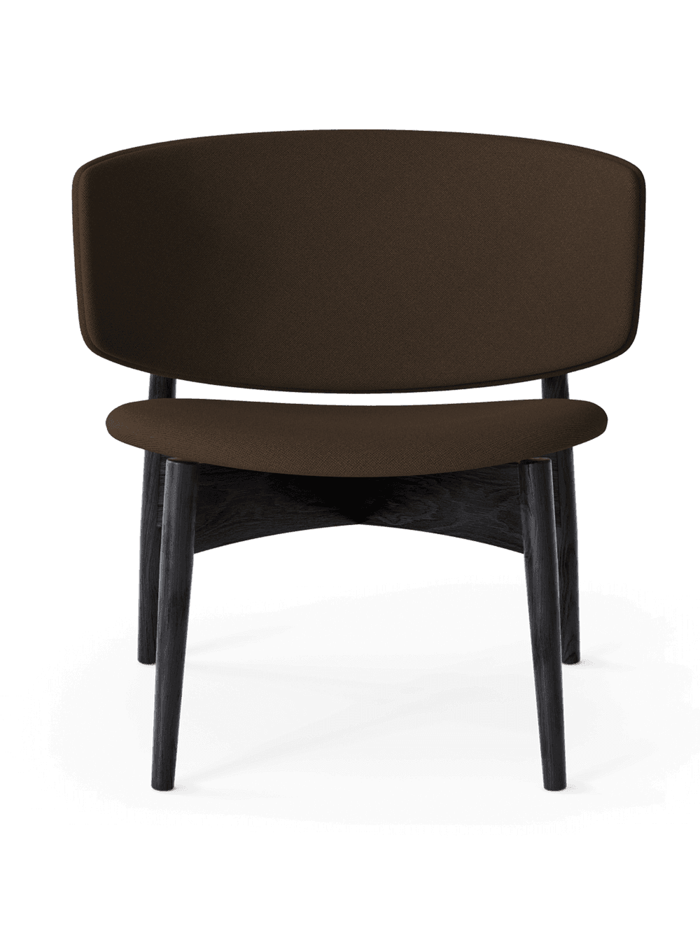 Ferm Living Herman Lounge Chair - Wood - Grain - Black/Chocolate — фото 2